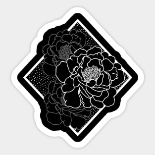 Peonies Sticker